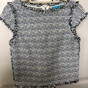 Alice + Olivia Tweed Top